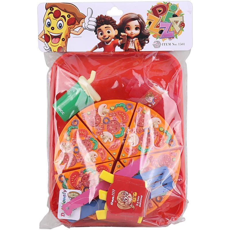 ست اسباب بازی پیتزا برشی Delax Pizza No.1501 کد 201425