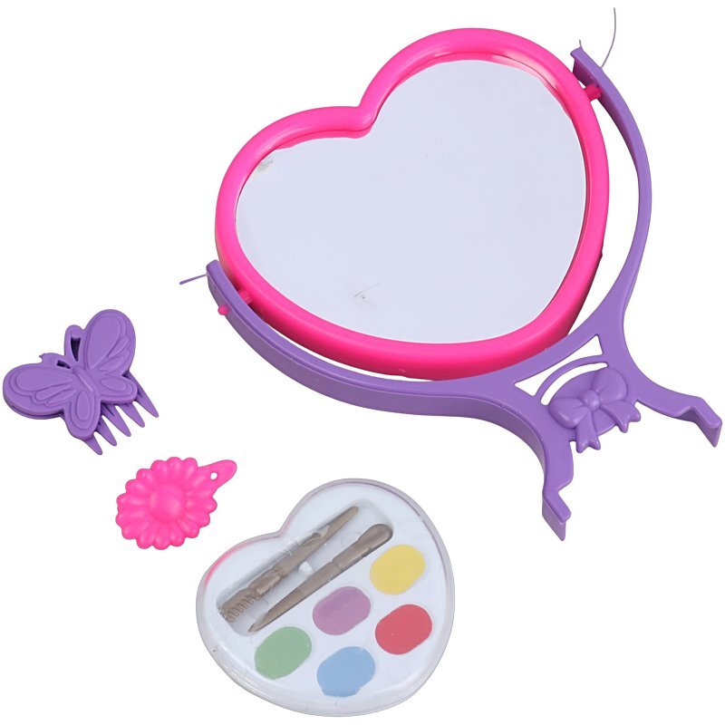 ست اسباب بازی لوازم آرایشی جعبه ای ستاره 8858 کد 201992 مجموعه 16 عددی