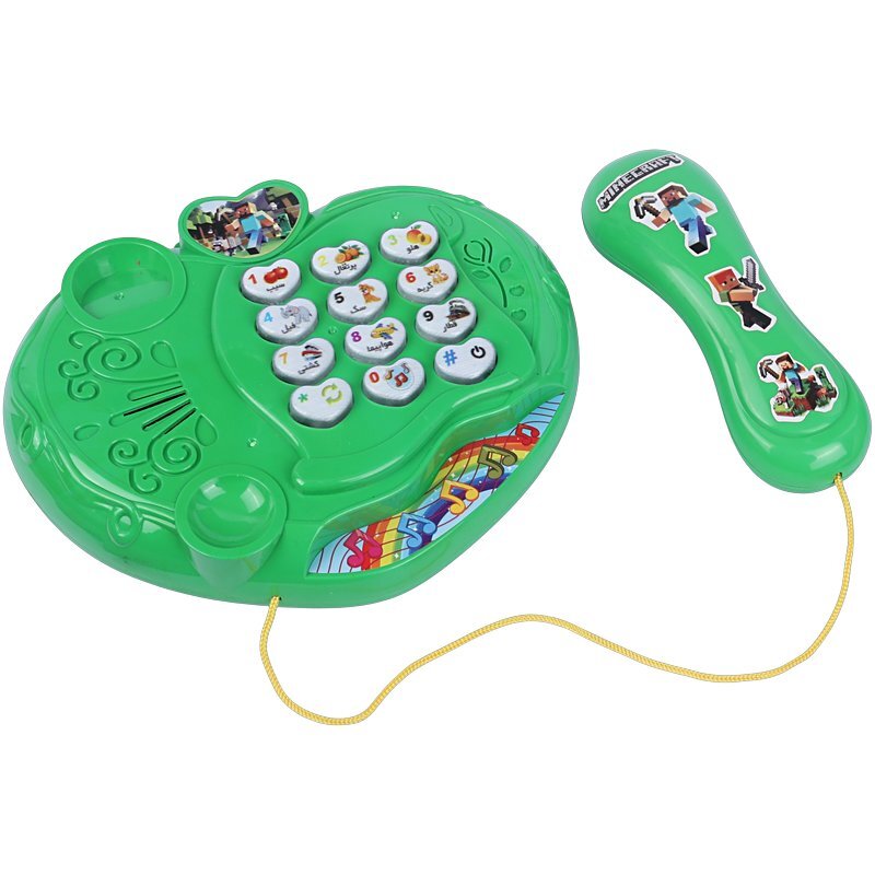 اسباب بازی تلفن موزیکال آوا توی Amt929 جعبه ای طرح ماینکرافت کد 201617