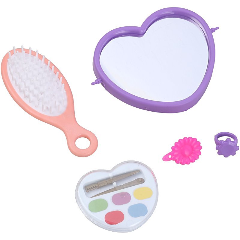 ست اسباب بازی لوازم آرایشی جعبه ای ستاره 8848 کد 201106 مجموعه 16 عددی