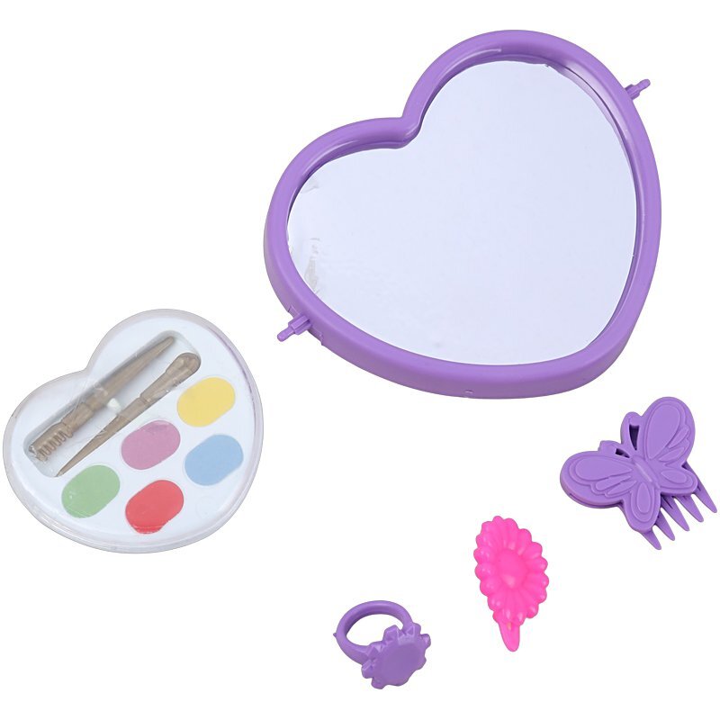 ست اسباب بازی لوازم آرایشی کیفی ستاره 8878 کد 201398 مجموعه 12 عددی