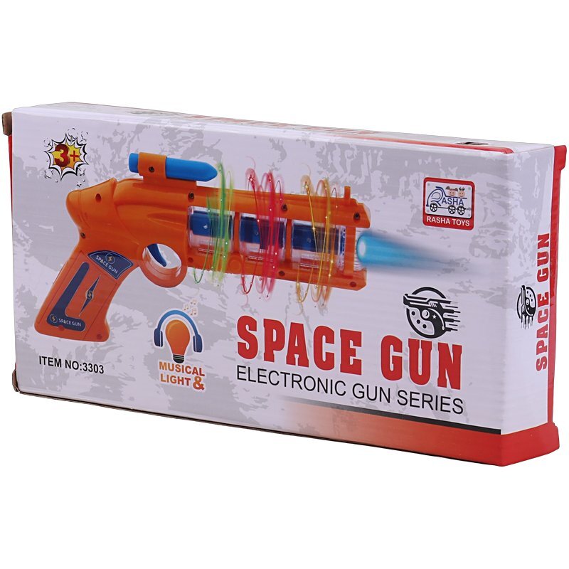 تفنگ فضایی اسباب بازی موزیکال راشا تویز No.3303 کد 201718
