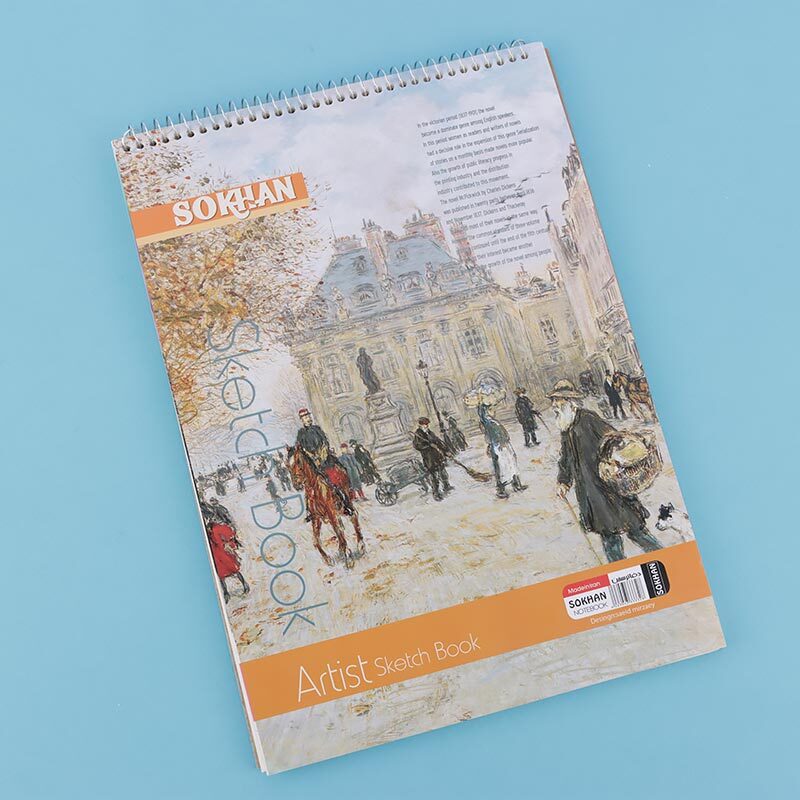 دفتر اشتنباخ A4 سیمی 30 برگ سخن