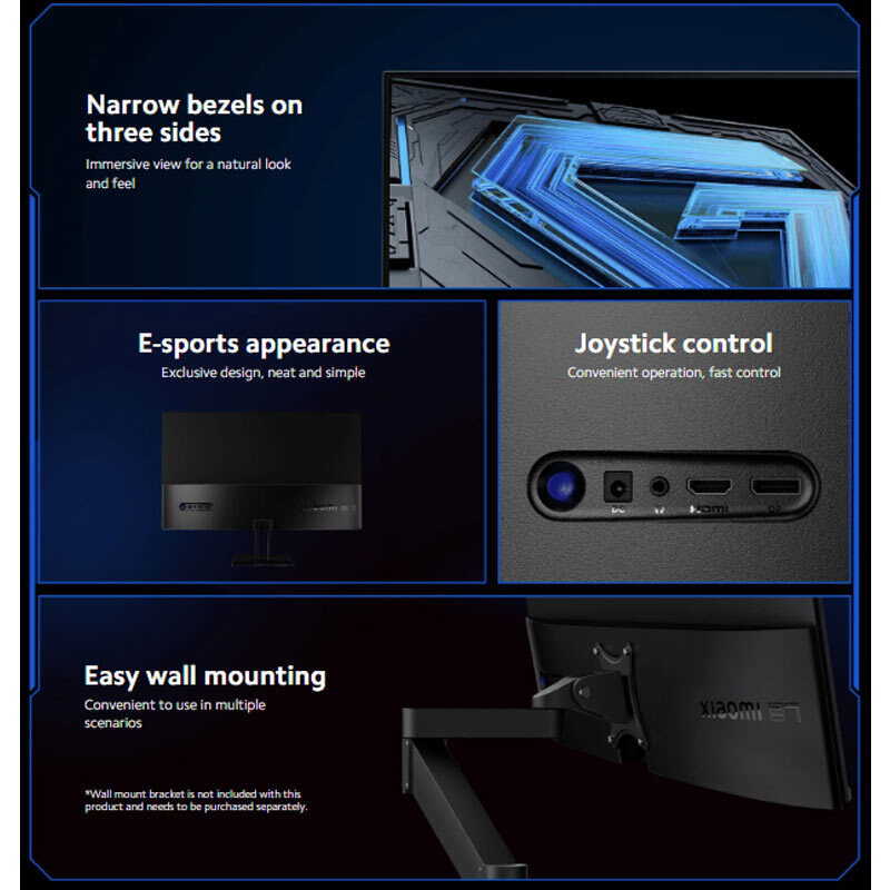 مانیتور گیمینگ شیائومی G27i P27FBB-RGGL سایز 27 اینچ