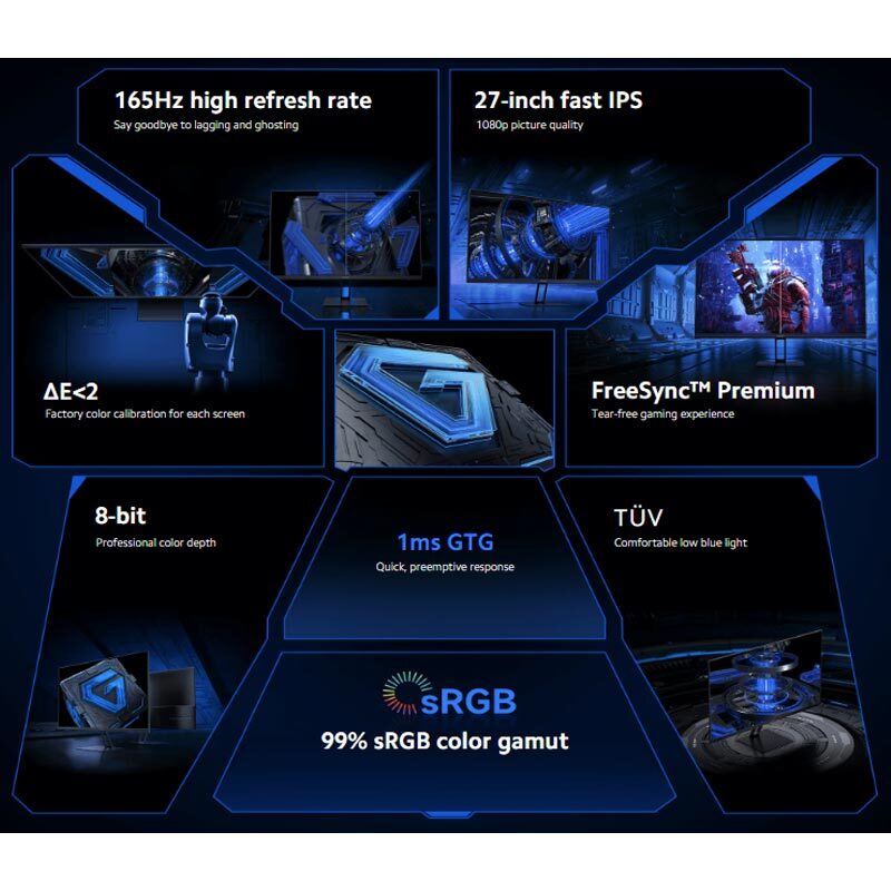 مانیتور گیمینگ شیائومی G27i P27FBB-RGGL سایز 27 اینچ