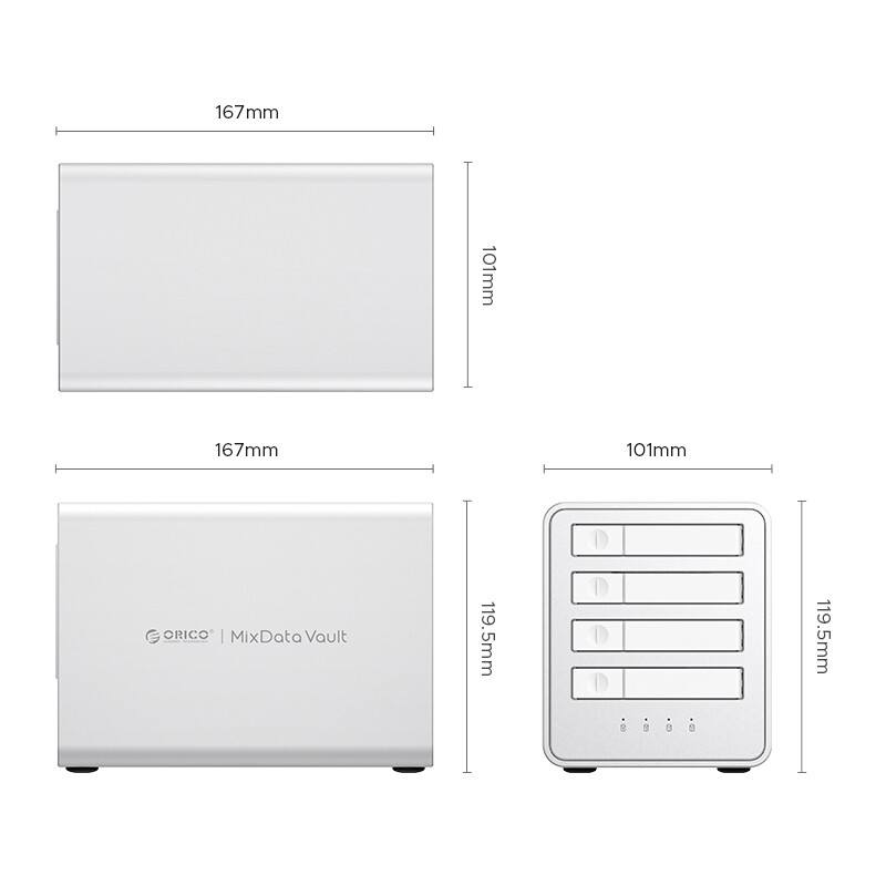 داک هارد 4 سینی اوریکو Orico 8848RC3 USB3.2