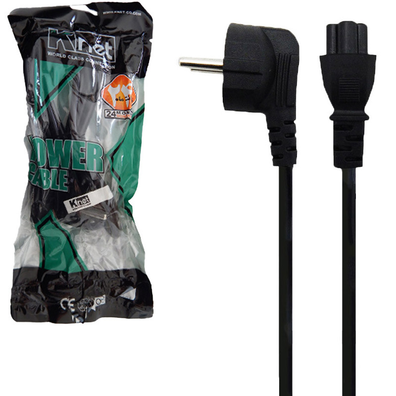 کابل برق لپ تاپ K-net K-C124 1.5m