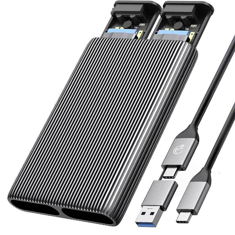 باکس هارد 2 سینی M.2 NVMe SSD اوریکو AM2C3-2N