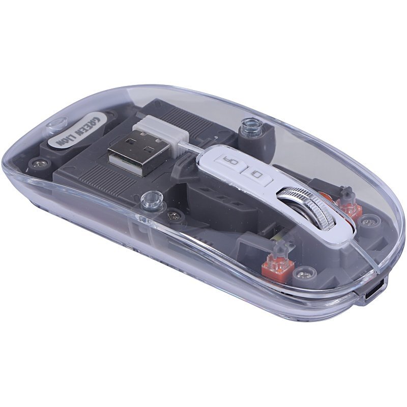 کیبورد و موس بی سیم گرین لاین Transparent Duo GNTRDUOKYMTS