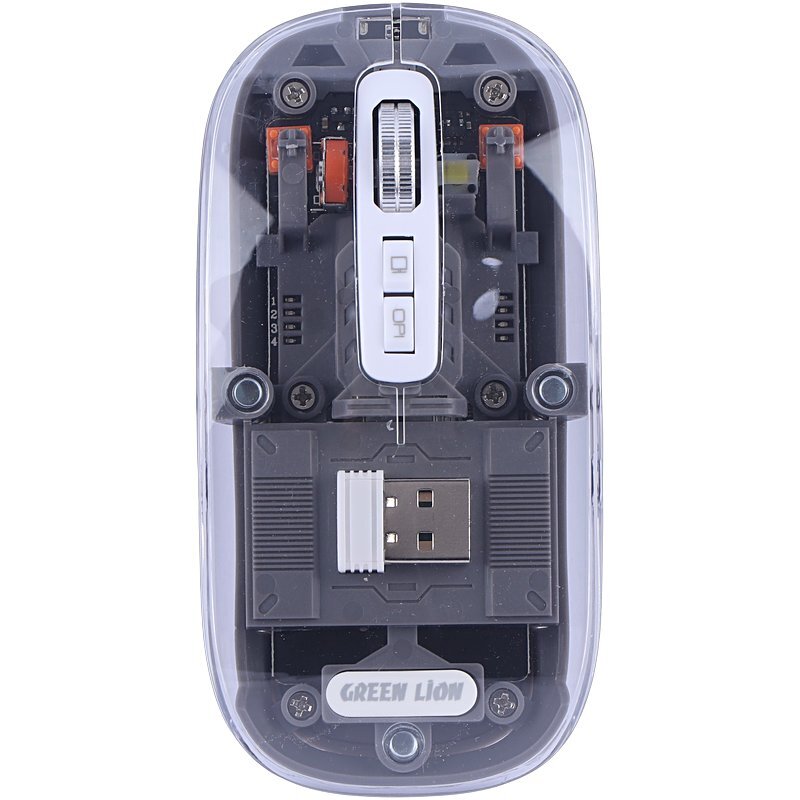 کیبورد و موس بی سیم گرین لاین Transparent Duo GNTRDUOKYMTS