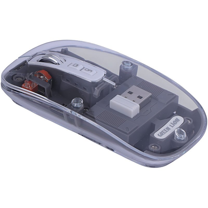 کیبورد و موس بی سیم گرین لاین Transparent Duo GNTRDUOKYMTS