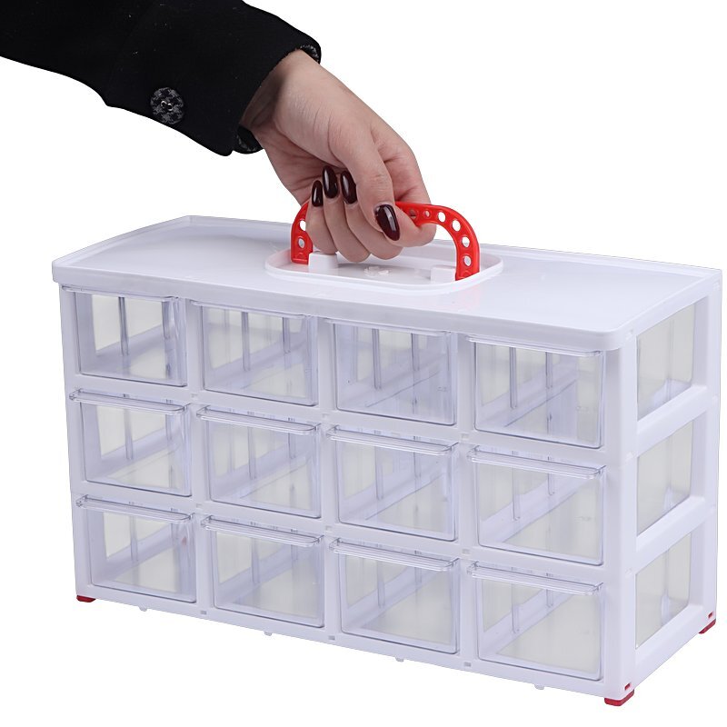 جعبه قطعات 12 کشو نیک