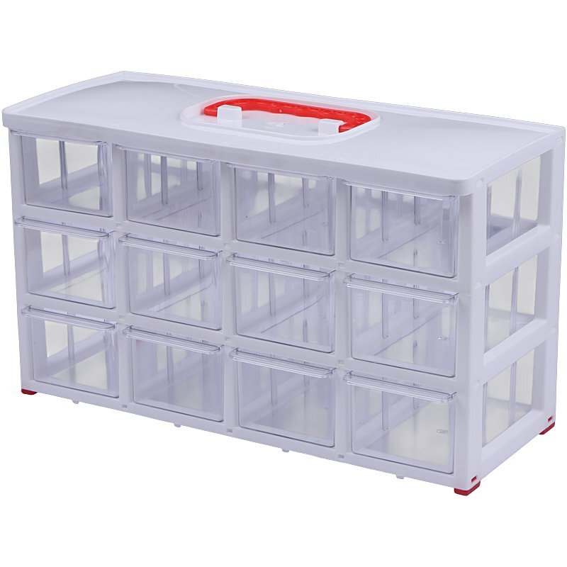 جعبه قطعات 12 کشو نیک