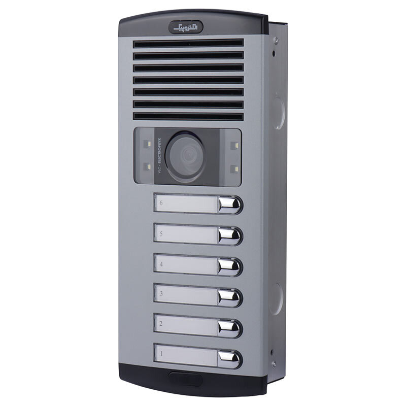 پنل آیفون تصویری الکتروپیک 6 واحدی 1086