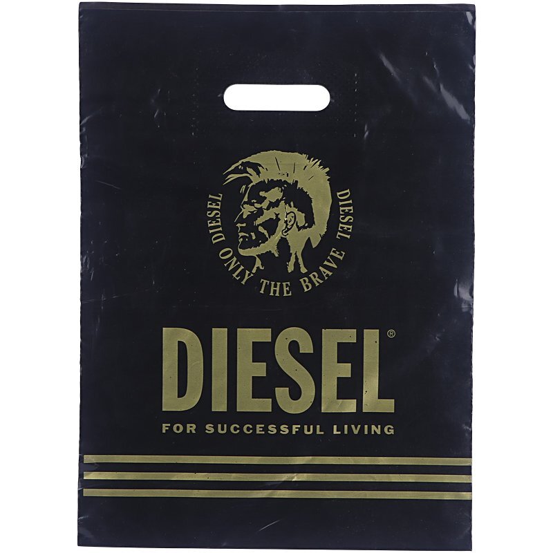 نایلون دسته دار دسته تقویتی طرح Diesel سایز 40*30 سانتی متر بسته 1 کیلویی