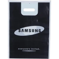 نایلون دسته دار دسته تقویتی طرح سامسونگ و آیفون سایز 40*30 سانتی متر بسته 1 کیلویی