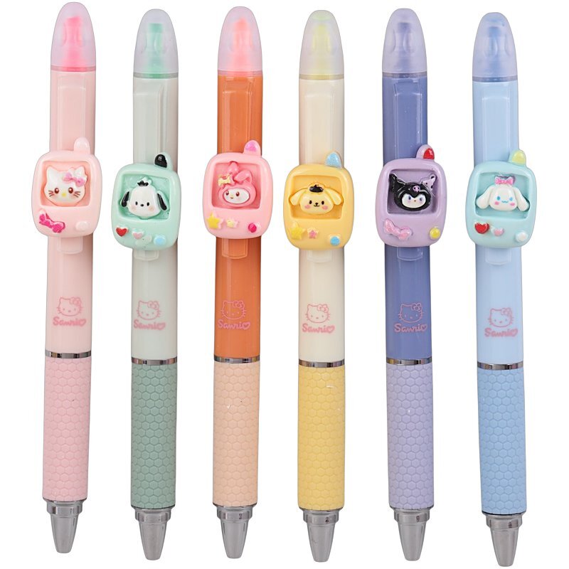 خودکار و ماژیک هایلایت طرح عروسکی XH-1120