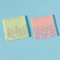 کاغذ یادداشت چسب دار ضد آب 50 برگ سایز 7.6*7.6 سانتی متر