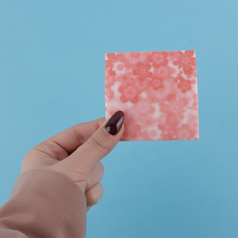 کاغذ یادداشت چسب دار ضد آب 50 برگ سایز 7.6*7.6 سانتی متر