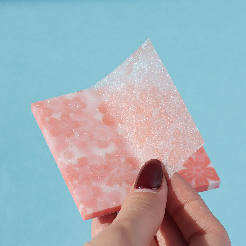 کاغذ یادداشت چسب دار ضد آب 50 برگ سایز 7.6*7.6 سانتی متر