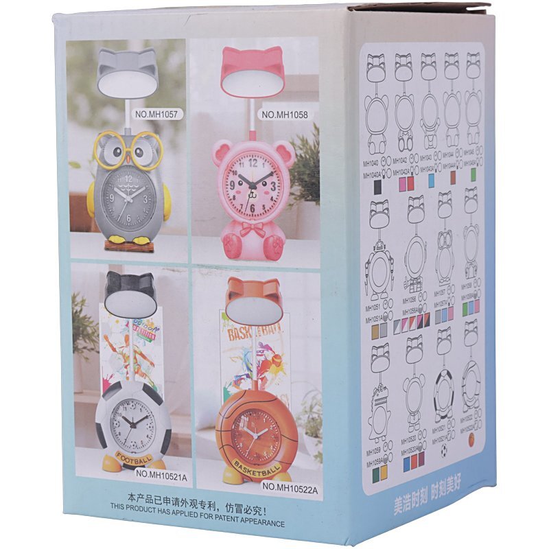 چراغ مطالعه فانتزی باتری خور طرح ساعت Qimeihao No.MH