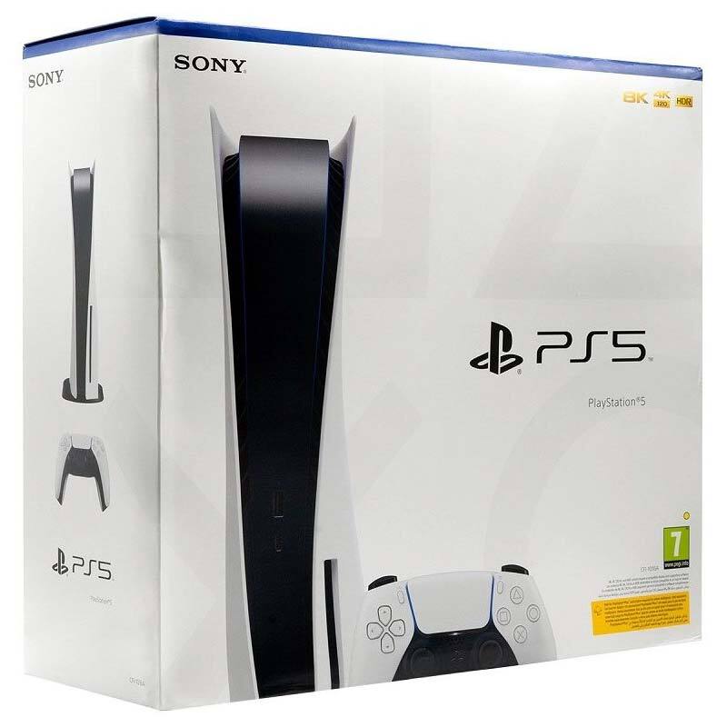 جعبه خالی کنسول PS5 Slim Standard Europe Region رویی و تویی