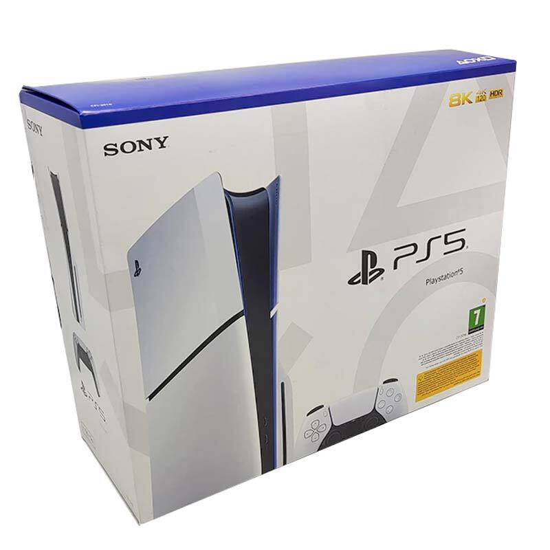 جعبه خالی کنسول PS5 Slim Standard Europe Region رویی و تویی