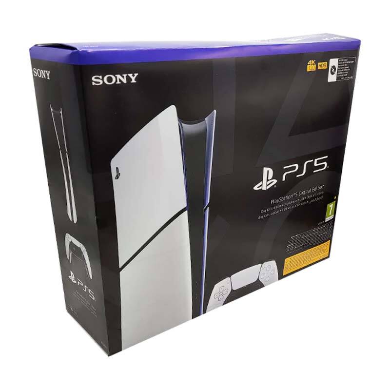 جعبه خالی کنسول PS5 Slim Digital Europe Region رویی و تویی