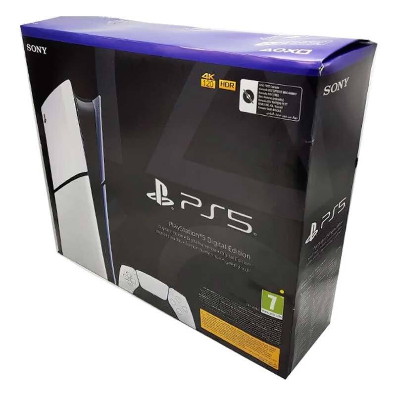 جعبه خالی کنسول PS5 Slim Digital Europe Region رویی و تویی