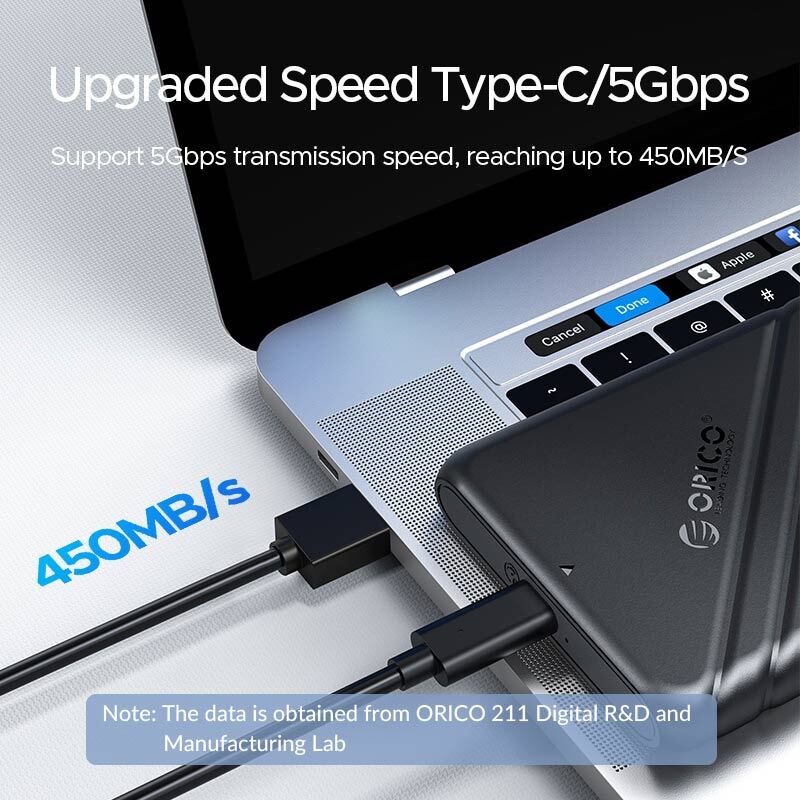 باکس هارد 2.5 اینچی HDD/SSD اوریکو 25PW1C-C3