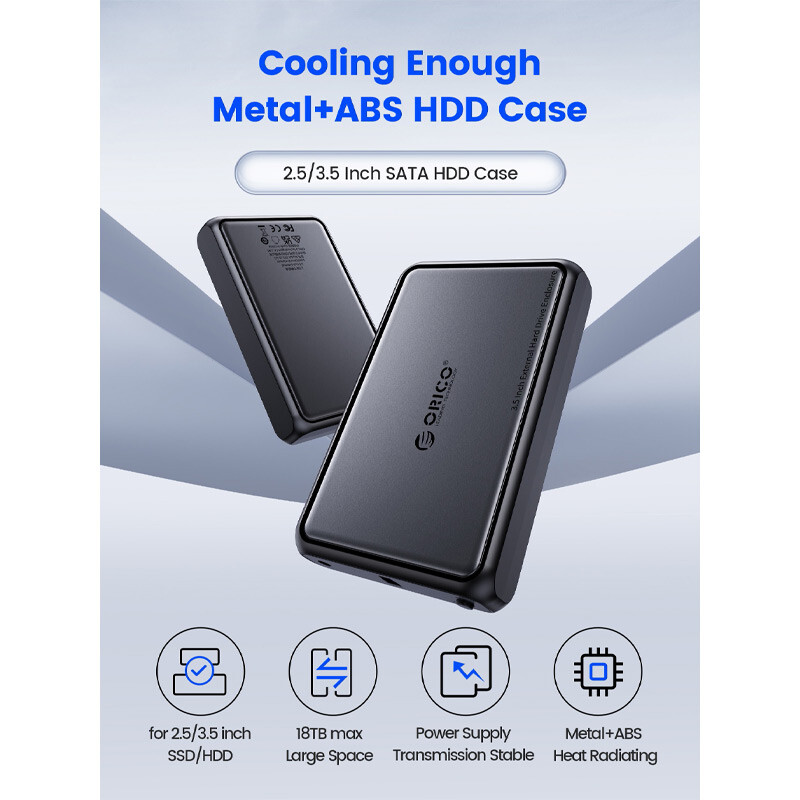 باکس هارد 3.5 اینچی HDD/SSD اوریکو DDL35-C3