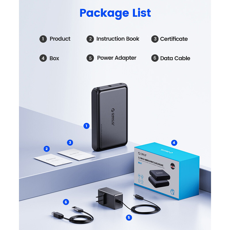 باکس هارد 3.5 اینچی HDD/SSD اوریکو DDL35-C3