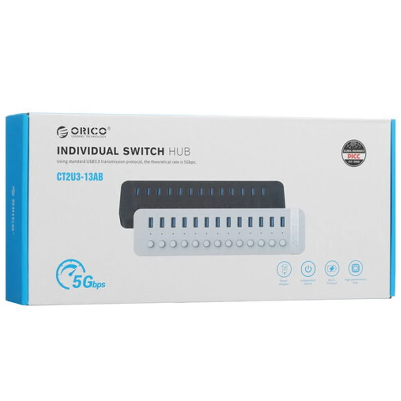 هاب 13 پورت USB 3.0 اوریکو CT2U3-13AB