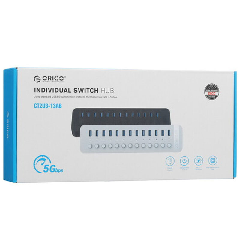 هاب 13 پورت USB 3.0 اوریکو CT2U3-13AB