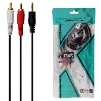 کابل 1 به 2 صدا K-net K-C145 1.5m