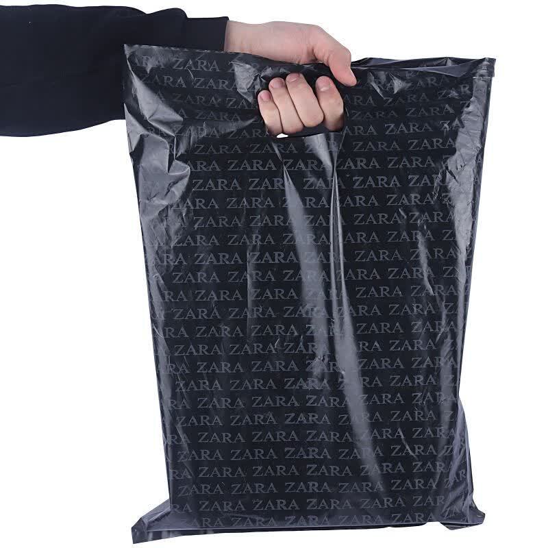 نایلون دسته دار طرح زارا سایز 50*35 سانتی متر بسته 1 کیلویی