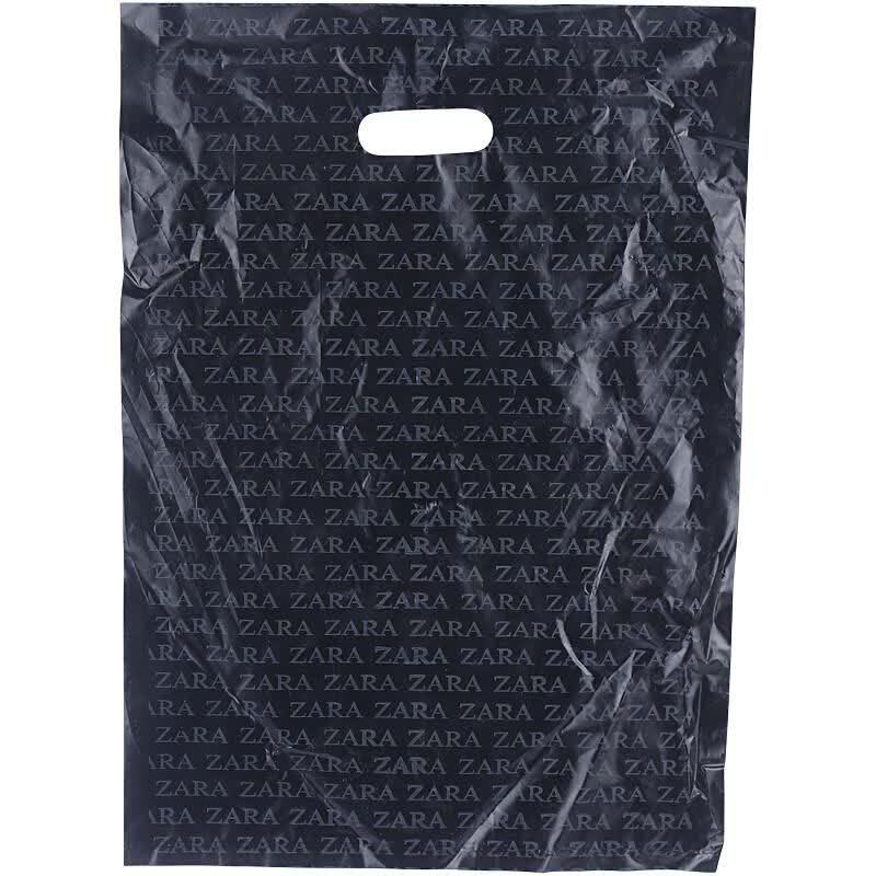 نایلون دسته دار طرح زارا سایز 50*35 سانتی متر بسته 1 کیلویی