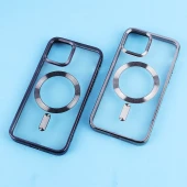 قاب ژله ای مگ سیف آیفون iPhone 11 Pro دور رنگی با محافظ لنز رینگی