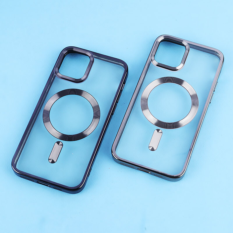 قاب ژله ای مگ سیف آیفون iPhone 11 Pro دور رنگی با محافظ لنز رینگی