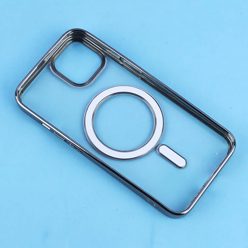 قاب ژله ای مگ سیف آیفون iPhone 13 / 14 دور رنگی با محافظ لنز رینگی