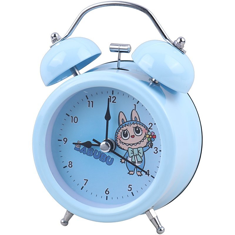 ساعت رومیزی زنگ دار طرح لبوبو و کرومی No.669