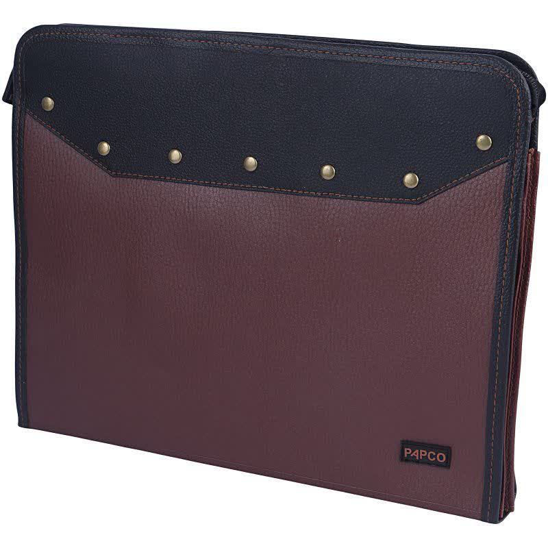 کیف مدارک پاپکو طرح چرم Papco KLD-01