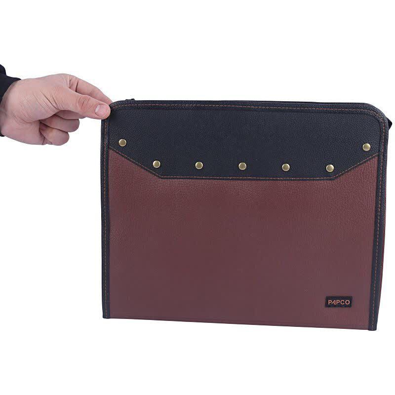 کیف مدارک پاپکو طرح چرم Papco KLD-01