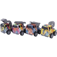 ماشین اسباب بازی قدرتی کامیون 5-Jixiang Toys City Automobile NO.0364
