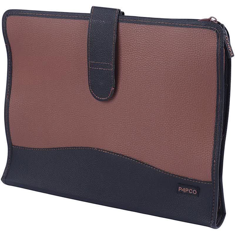 کیف مدارک پاپکو طرح چرم Papco KLD-03
