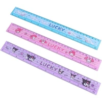 خط کش پلاستیکی طرح عروسکی NO.8930 30cm