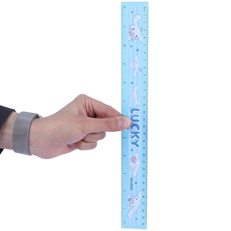 خط کش پلاستیکی طرح عروسکی NO.8930 30cm