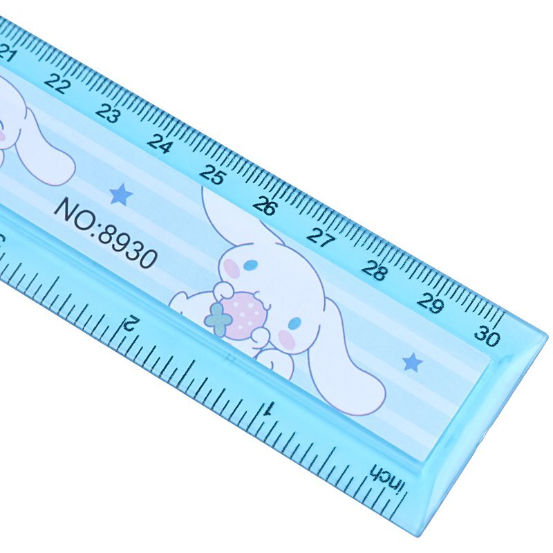 خط کش پلاستیکی طرح عروسکی NO.8930 30cm