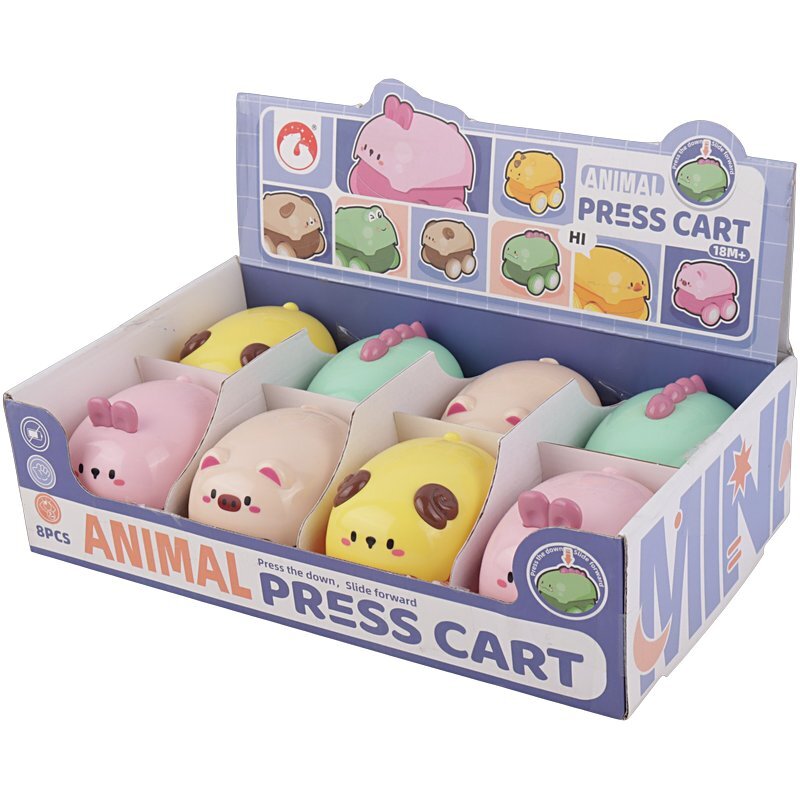 ماشین اسباب بازی قدرتی Animal Press Cart G0087