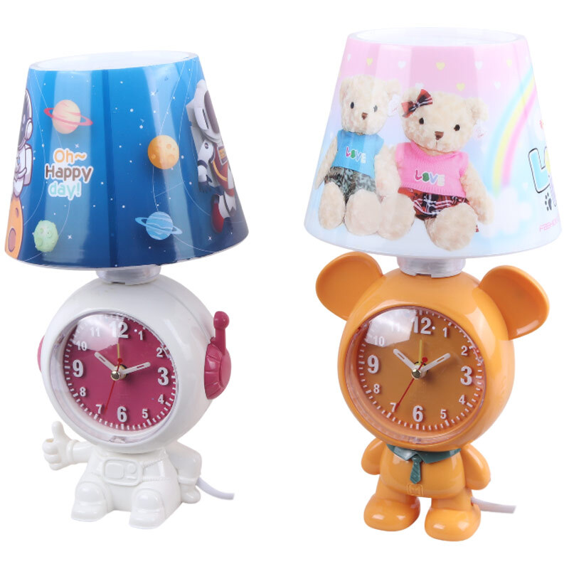 چراغ خواب و ساعت رومیزی زنگ دار Qimeihao